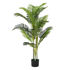 61" Artificial Palm Tree with Black Plastic Pot, Set of 2