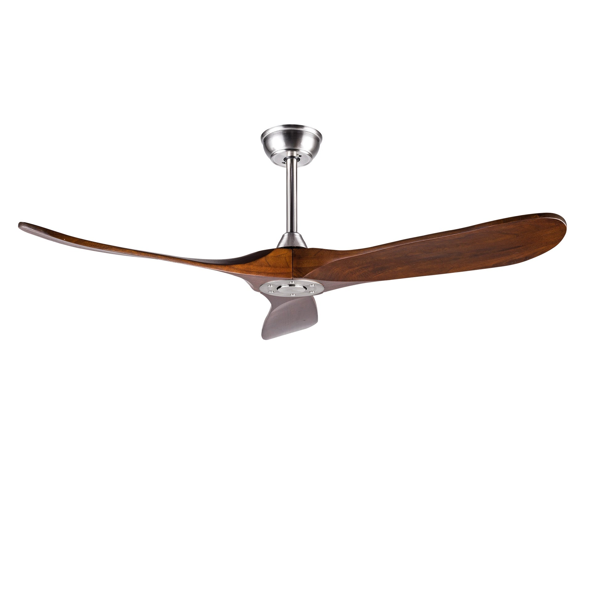 Hot sales 52 Inch Ceiling Fans Without Lights, Solid Wood Ceiling Fan with Remote Control and DC Motor, Ceiling Fan no Light with 3 Blades, Indoor Outdoor Ceiling Fans for Patios, Bedroom