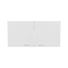 Zurich Wall Cabinet, Double Door, Wide, One Shelf, Kitchen, Storage Cabinet, White