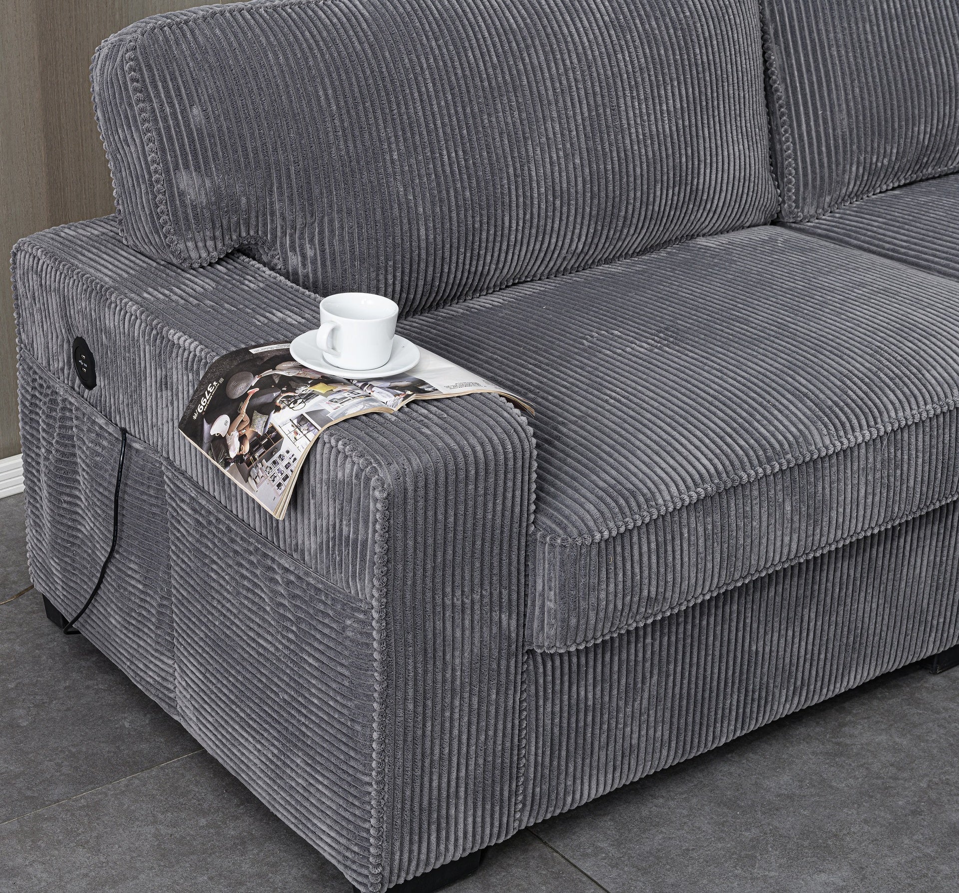 LOVESEAT, GREY