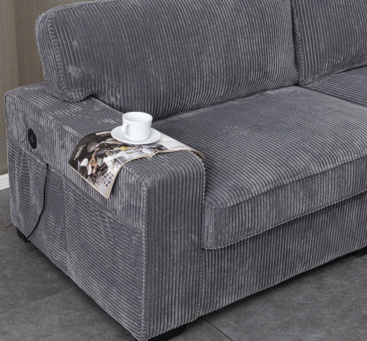 LOVESEAT, GREY