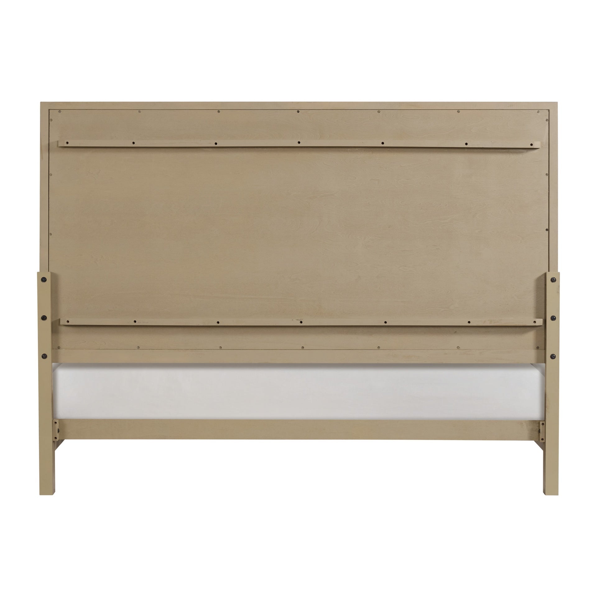 Caramel and Cocoa King Panel Bed