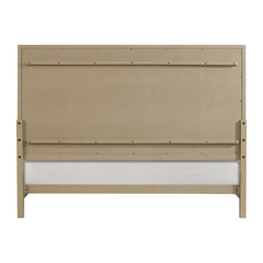 Caramel and Cocoa King Panel Bed
