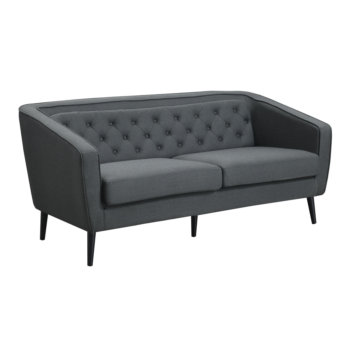 Mid-Century Modern Loveseat Sofa-3-Seater Accent Sofa for Living Room Small Space
