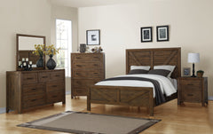Brown King Bed