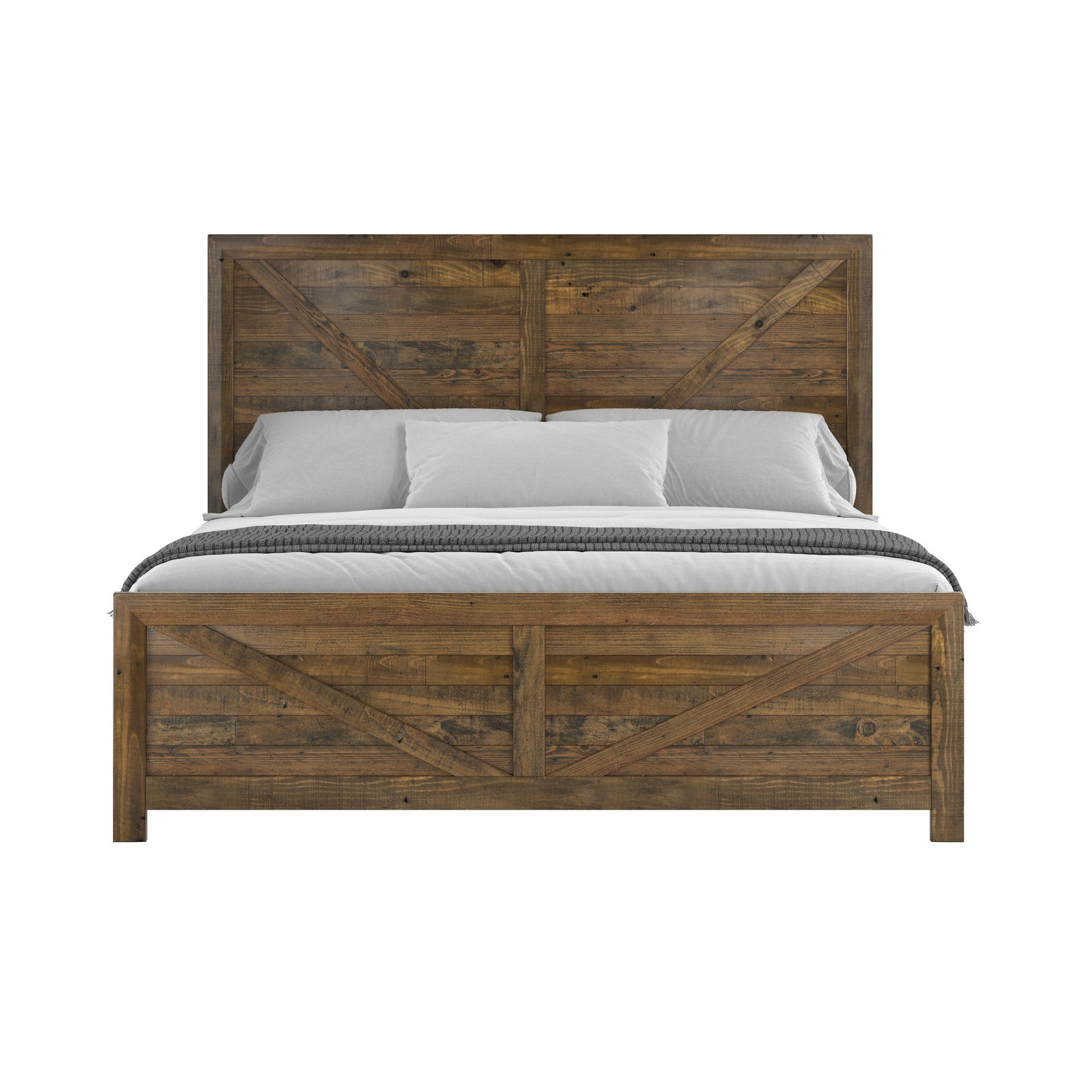 Brown King Bed