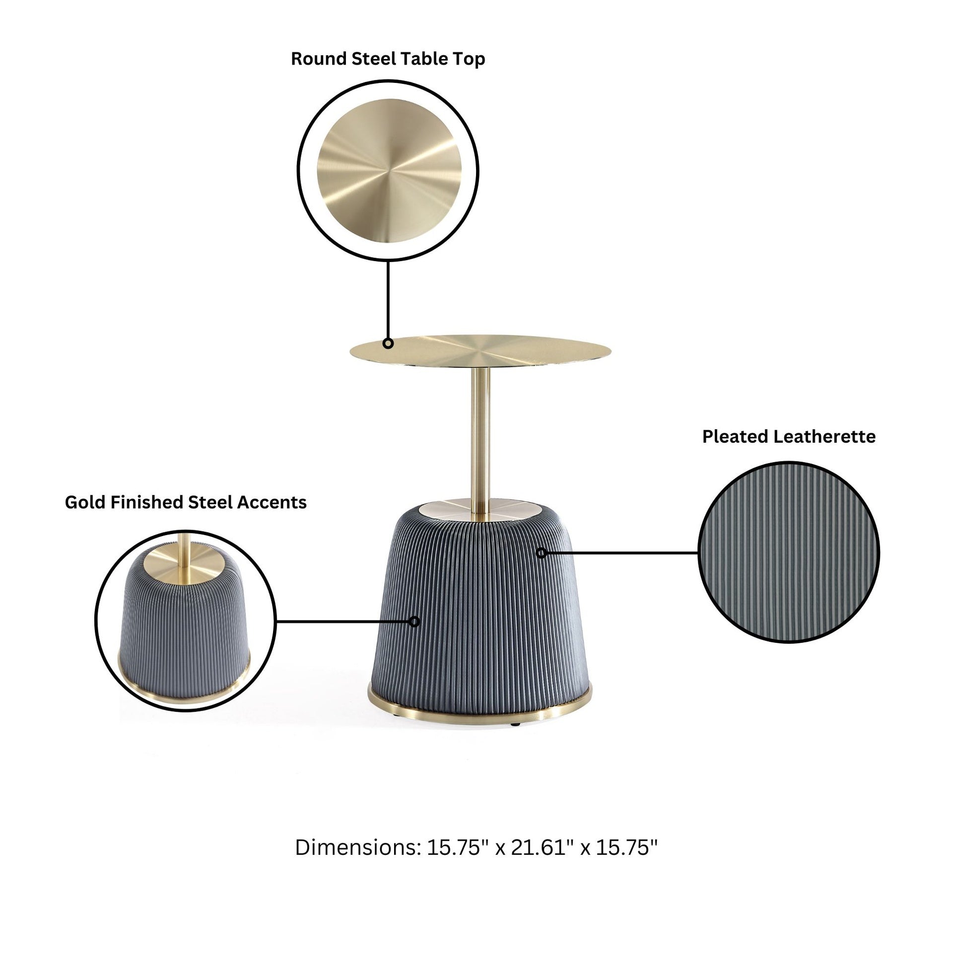End Table in Gray