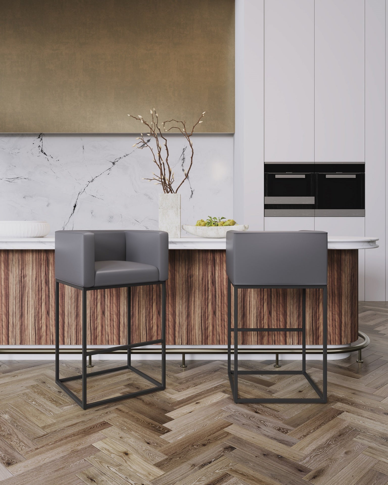 Counter Stool in Gray