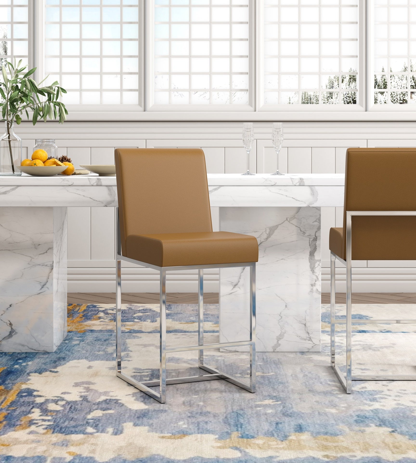 Counter Stool in Camel