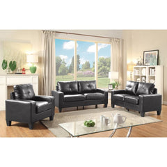 Newbury G463A-L Modular Loveseat , BLACK