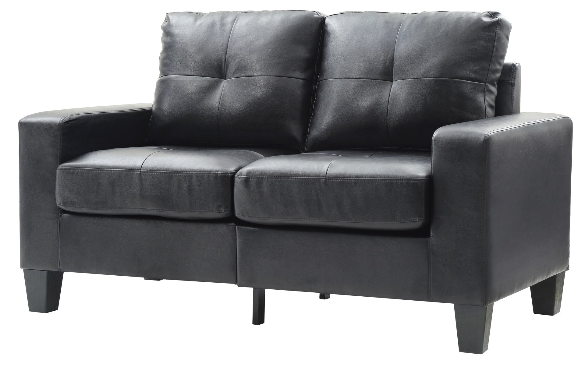 Newbury G463A-L Modular Loveseat , BLACK