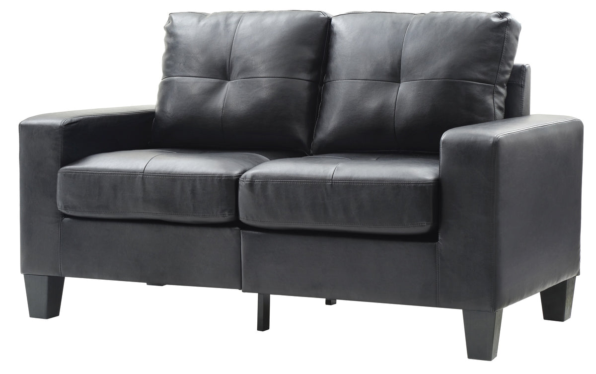 Newbury G463A-L Modular Loveseat , BLACK