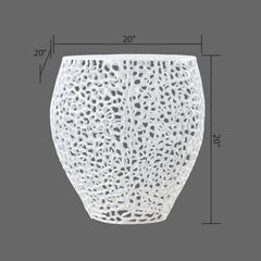 ET3403-18 Side Modern Table White  same as B009140737 (CA inventory)