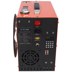 PCP Air Compressor, 4500PSI/30Mpa Portable PCP Airgun Compressor Built-in Water and Fan Cooling System, Auto-Stop; DC12V/AC120V Paintball Tank Compressor for Air Rifle, Diving Bottle