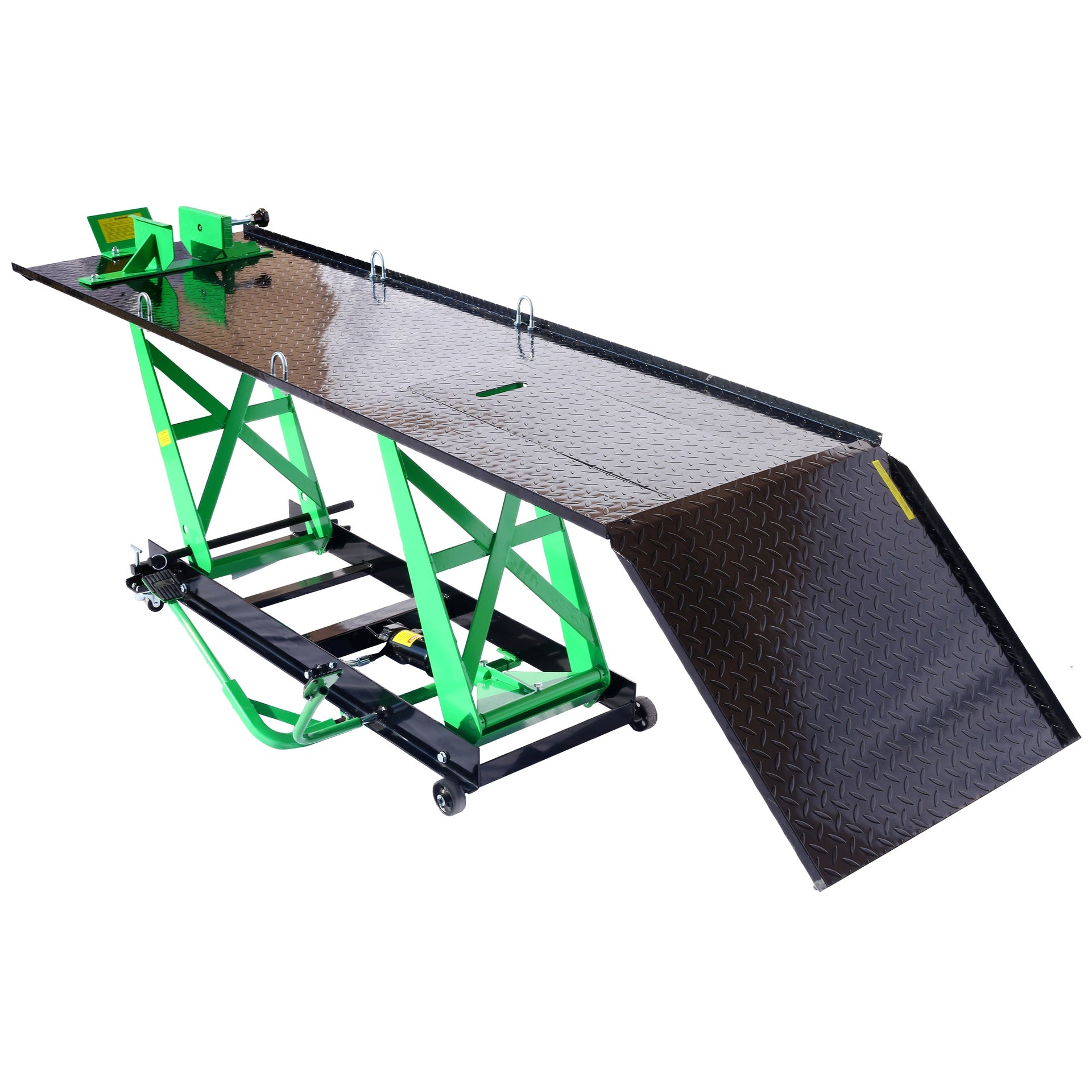 Hydraulic Motorcycle Lift - 1000 LB Capacity, Lift Hoist, Jack Stand, for Mechanics, Workshops, Homes