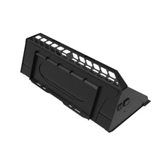 Heavy-Duty 72" Skid Steer Snow/Mulch Bucket Attachment, Bolt-On Cut Edge, Universal Quick Mount