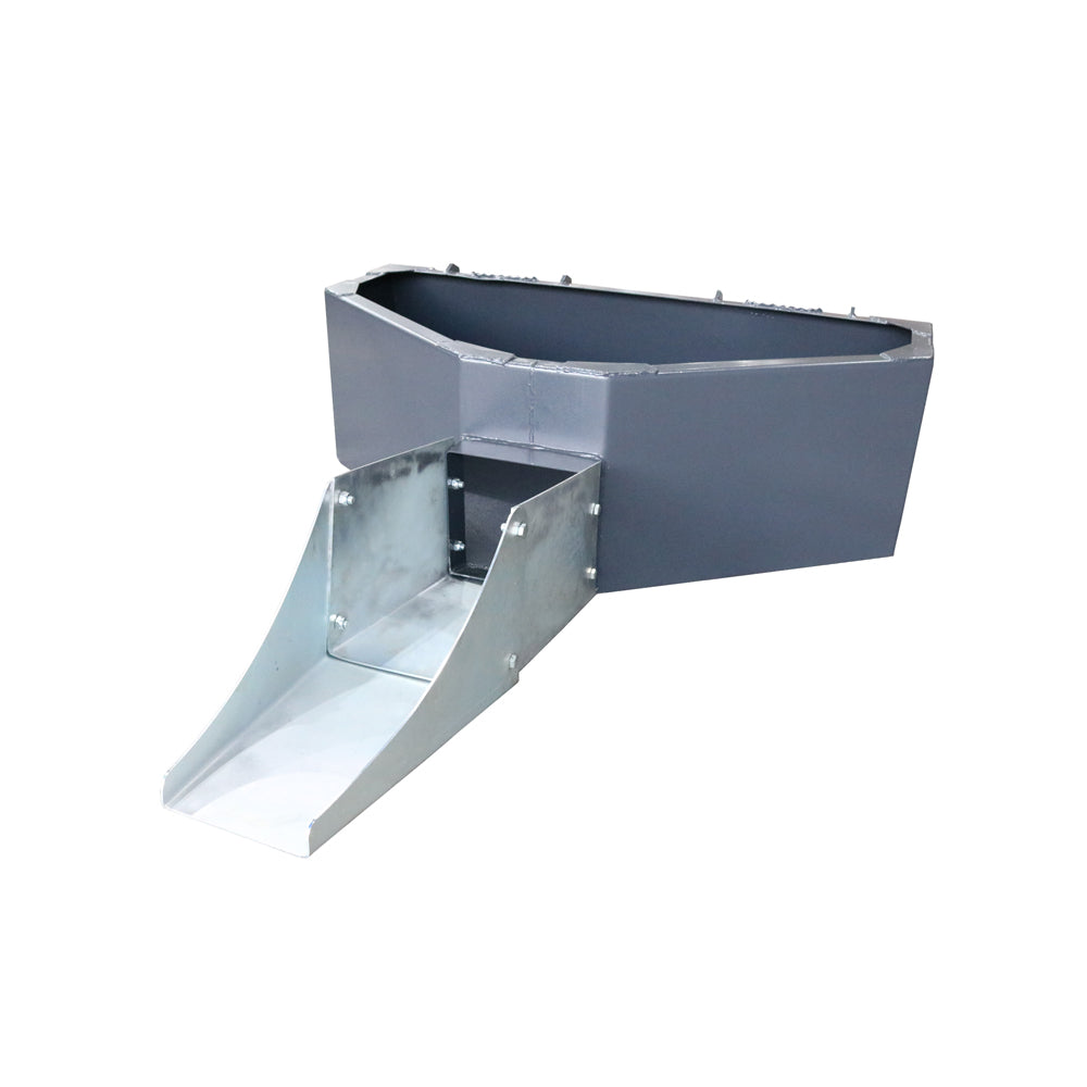 Skid Steer 1/2 Yard Cement & Concrete Bucket with Spout Attachments