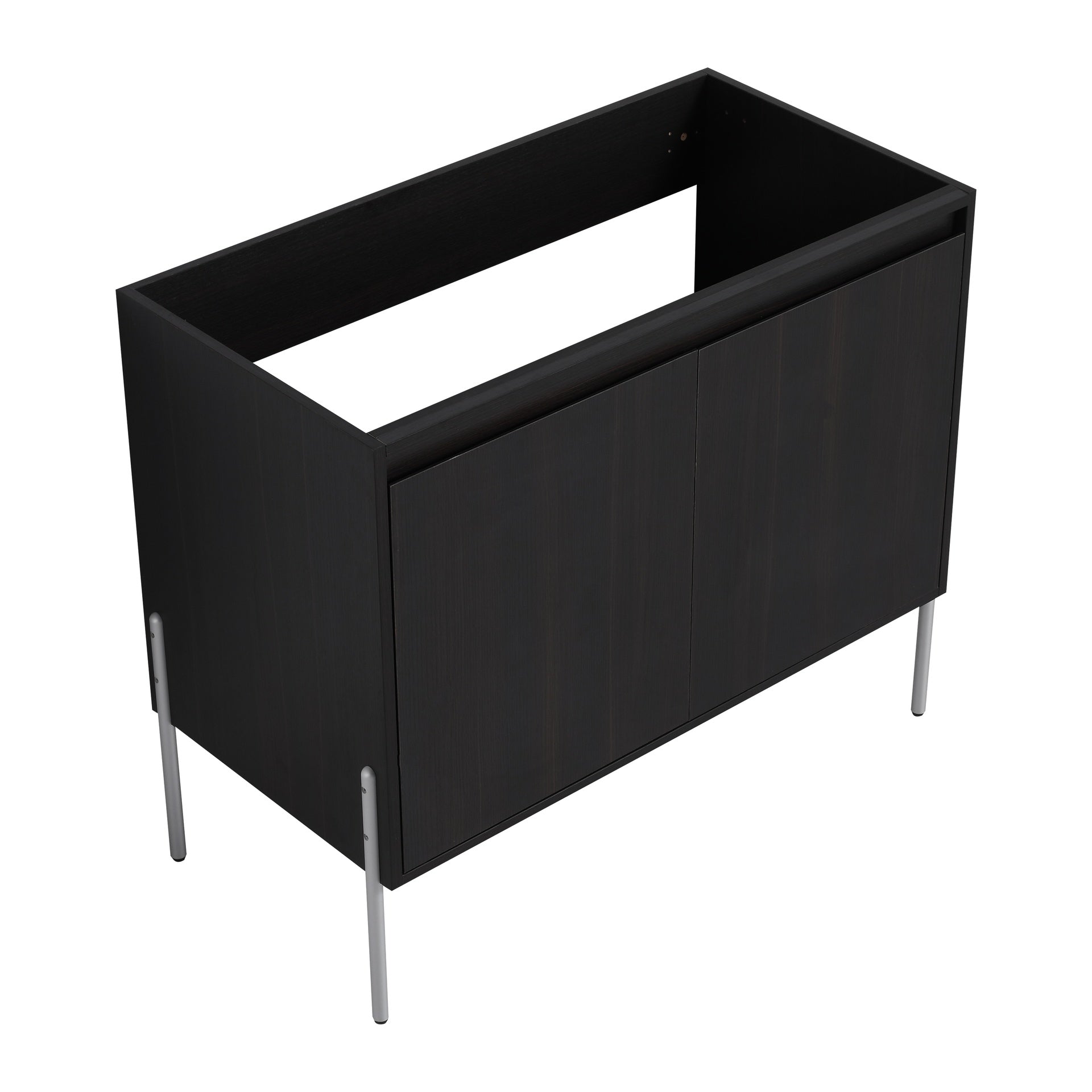 36" Freestanding Bathroom Vanity, Storage Cabinet with Soft Closed Doors (KD-Package)-Excluding Sink