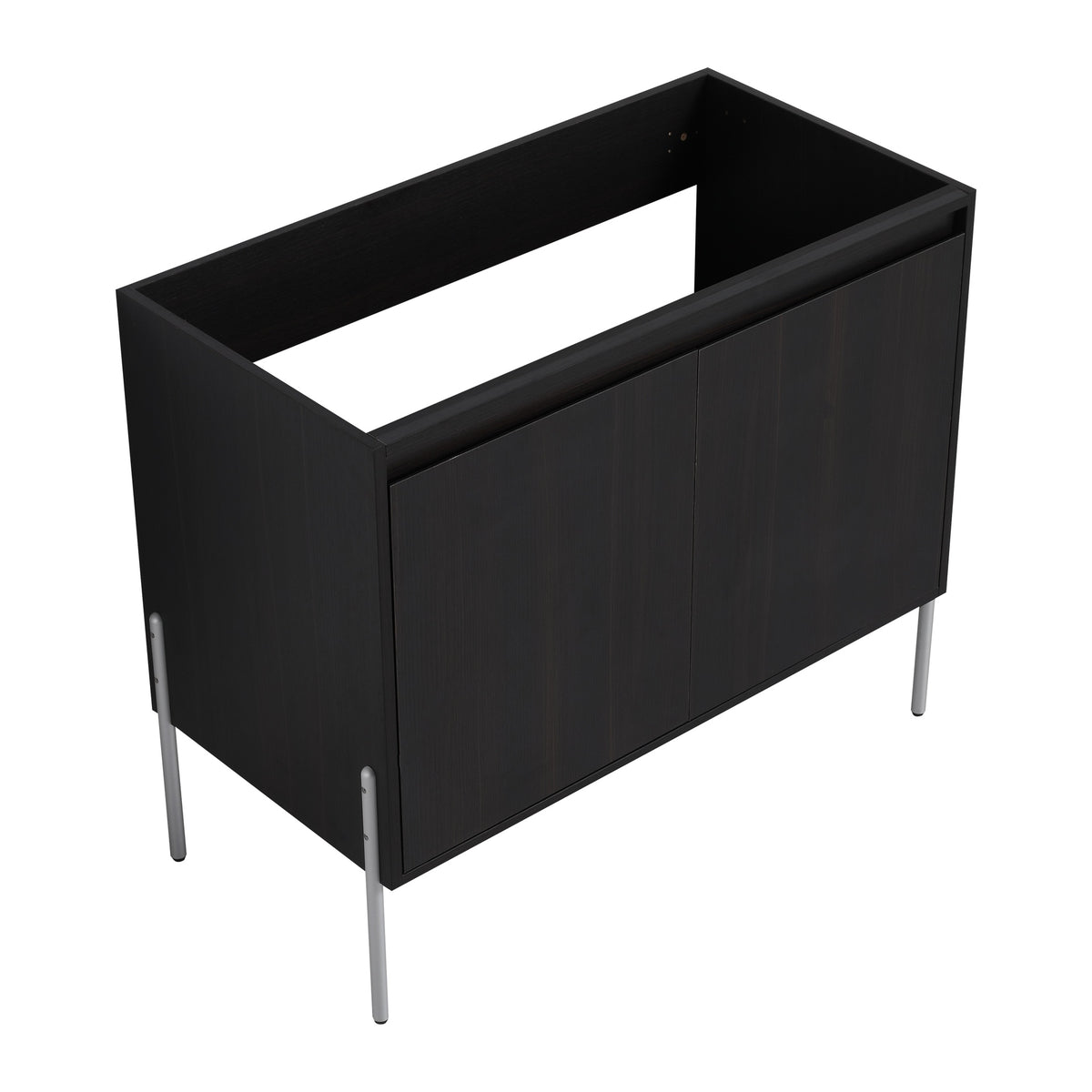 36" Freestanding Bathroom Vanity, Storage Cabinet with Soft Closed Doors (KD-Package)-Excluding Sink