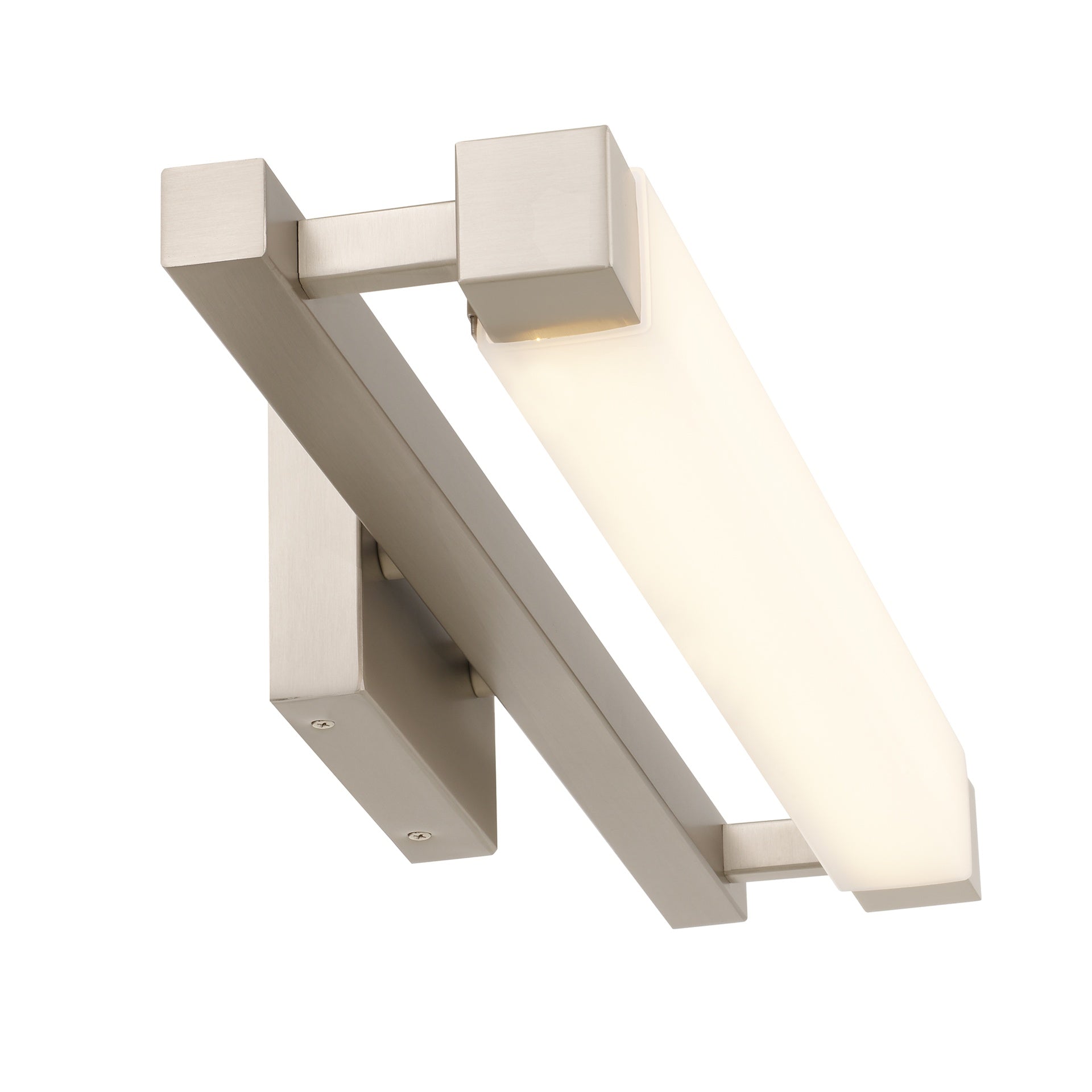 26-Inches Brushed Nickel Integrated LED Bathroom Vanity Light Bar