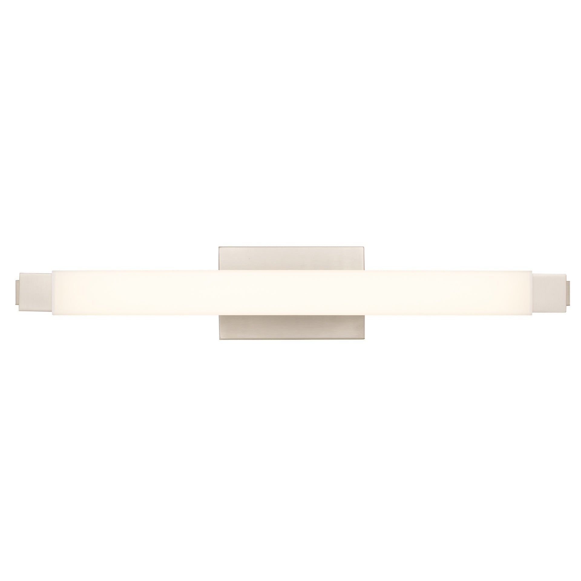 26-Inches Brushed Nickel Integrated LED Bathroom Vanity Light Bar