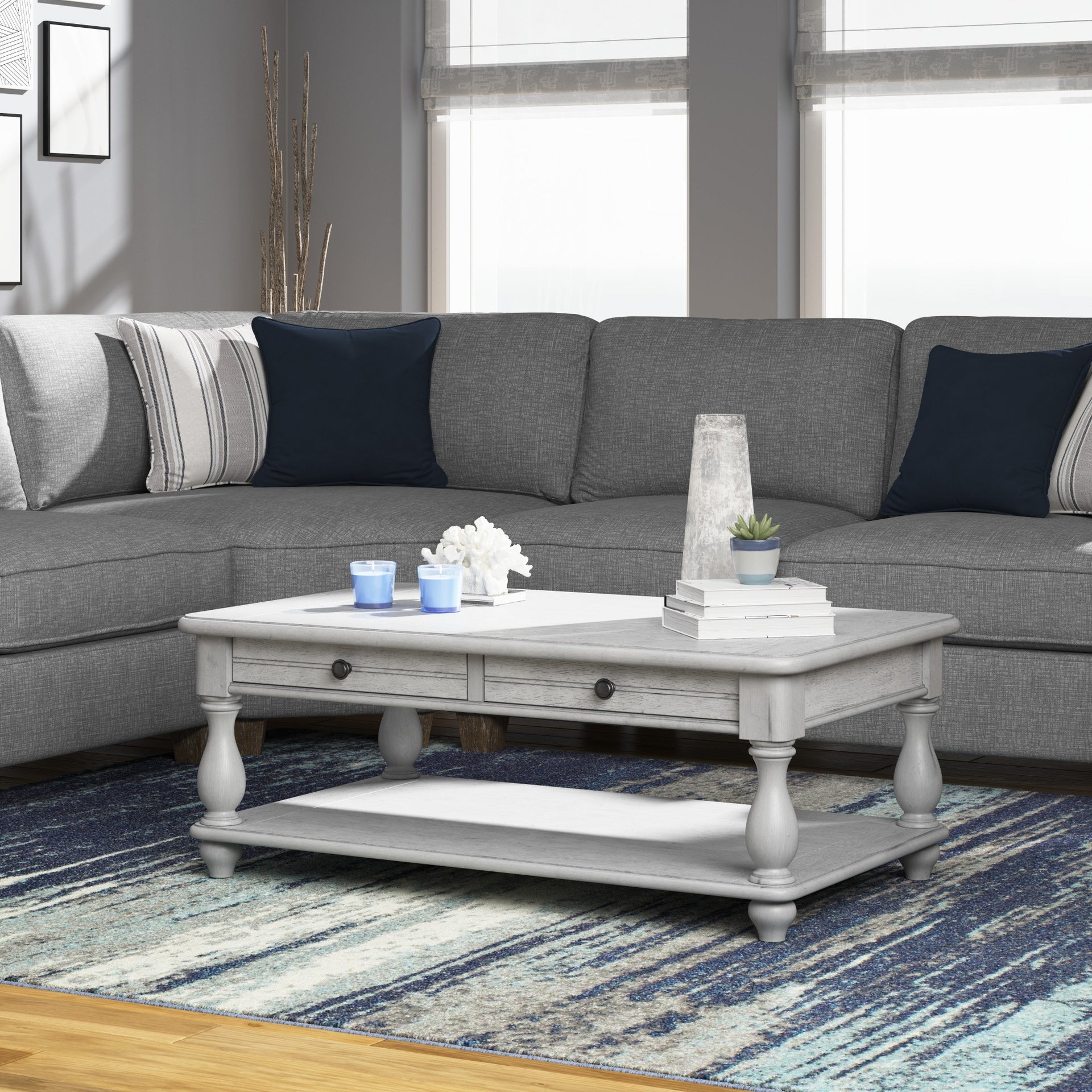 Gray Cocktail Table