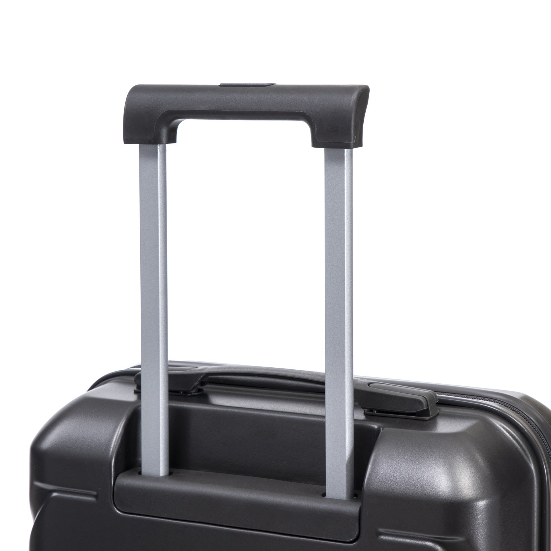 14"/20" 2 pcs/set in ABS Spinner Wheel Luggage, with Combination Lock,14" Cosmetic Case (Dark Gray)