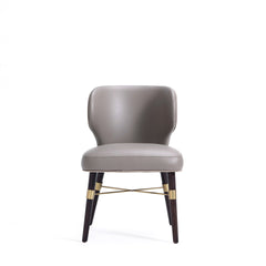 Dining Chair in Dark Taupe