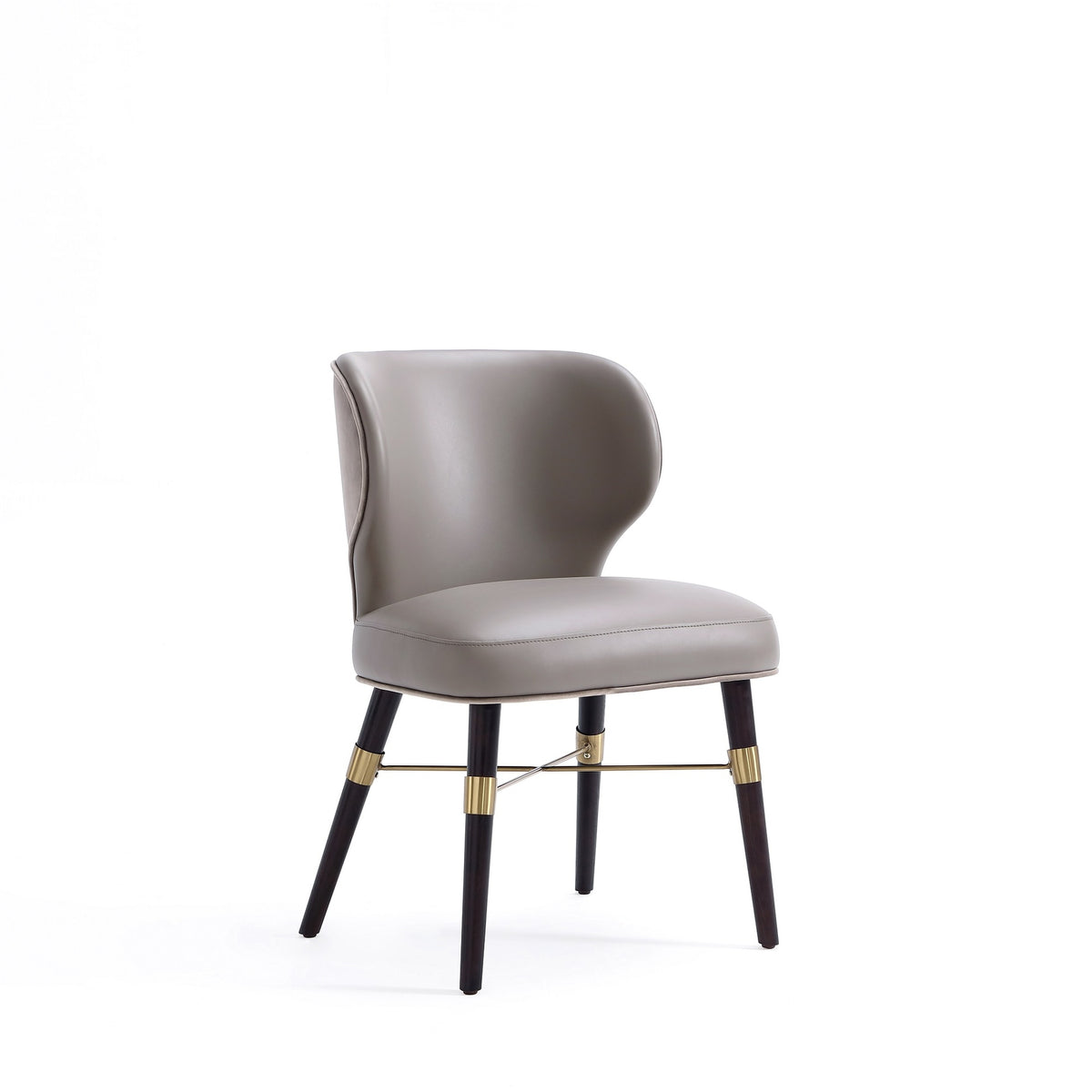 Dining Chair in Dark Taupe