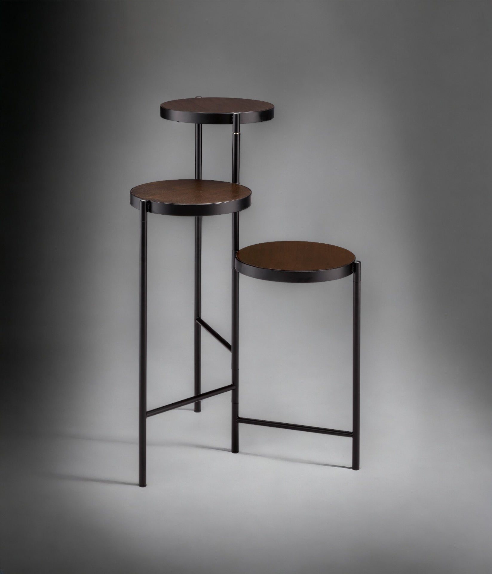 Namid Black Finish Plant Stand