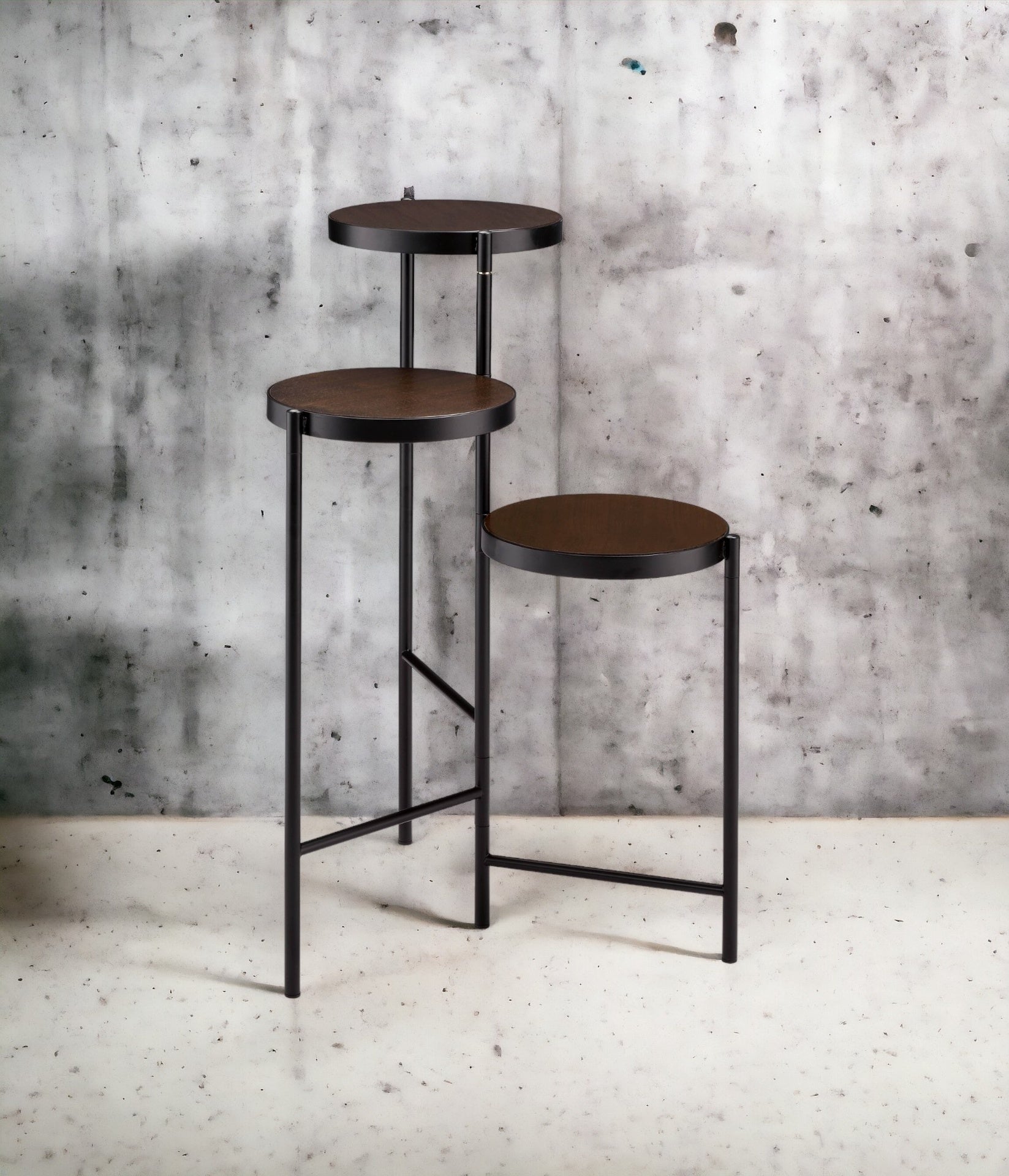 Namid Black Finish Plant Stand