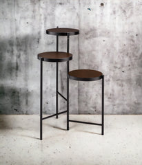 Namid Black Finish Plant Stand