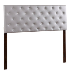 Casual Light Grey Upholstered Headboard King Size