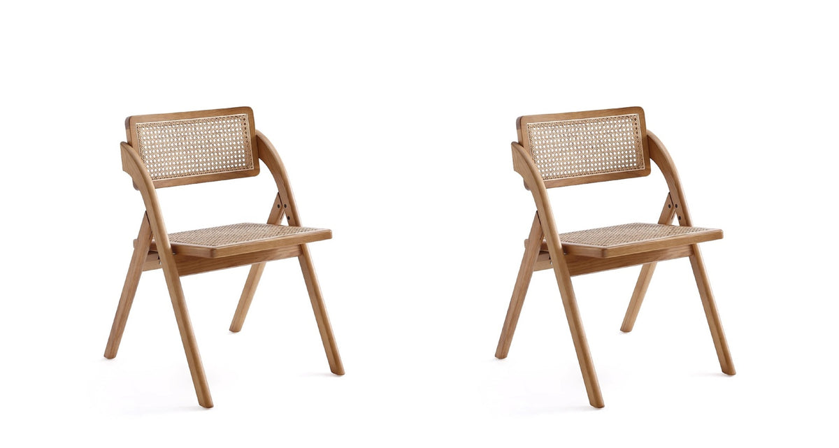 Folding Chair - Set of 2 in Natural