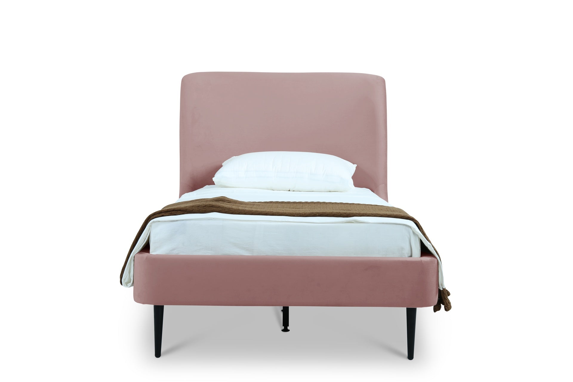 Twin Bed in Blush and Black