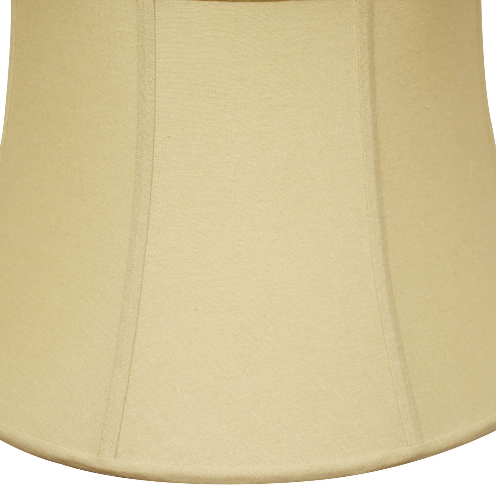 Slant Shallow Drum Softback Lampshade with Washer Fitter, Tan