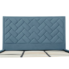 King Bed in Blue
