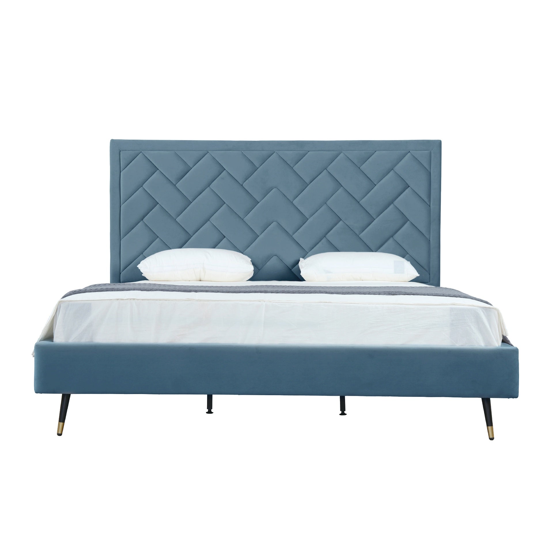King Bed in Blue