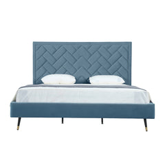 King Bed in Blue