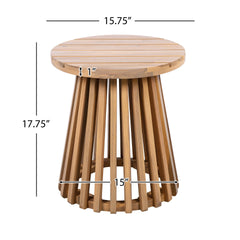 Patio Set Outdoor Acacia Wood Furniture Sets-Modern Club Chair Conversation Sets with Side Table for Garden, Patio & Deck ( 
Brown Patina+Cream Cushion)