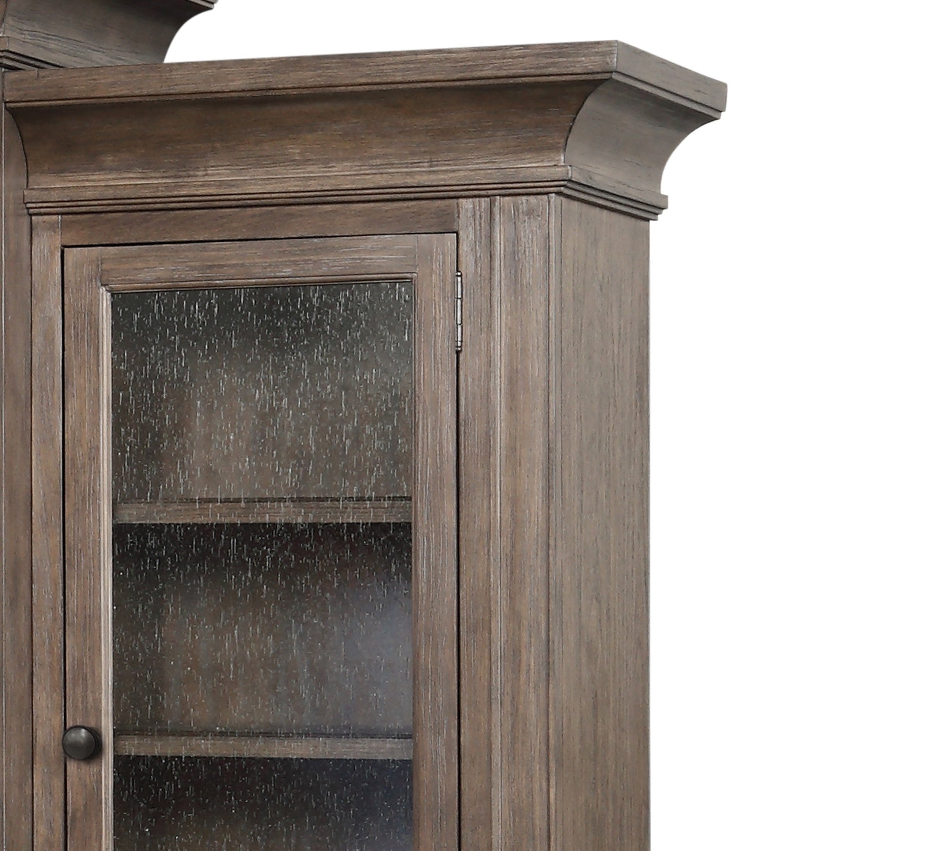 Middleton 79 inch high Right Pier Cabinet, Vintage Hazel Finish