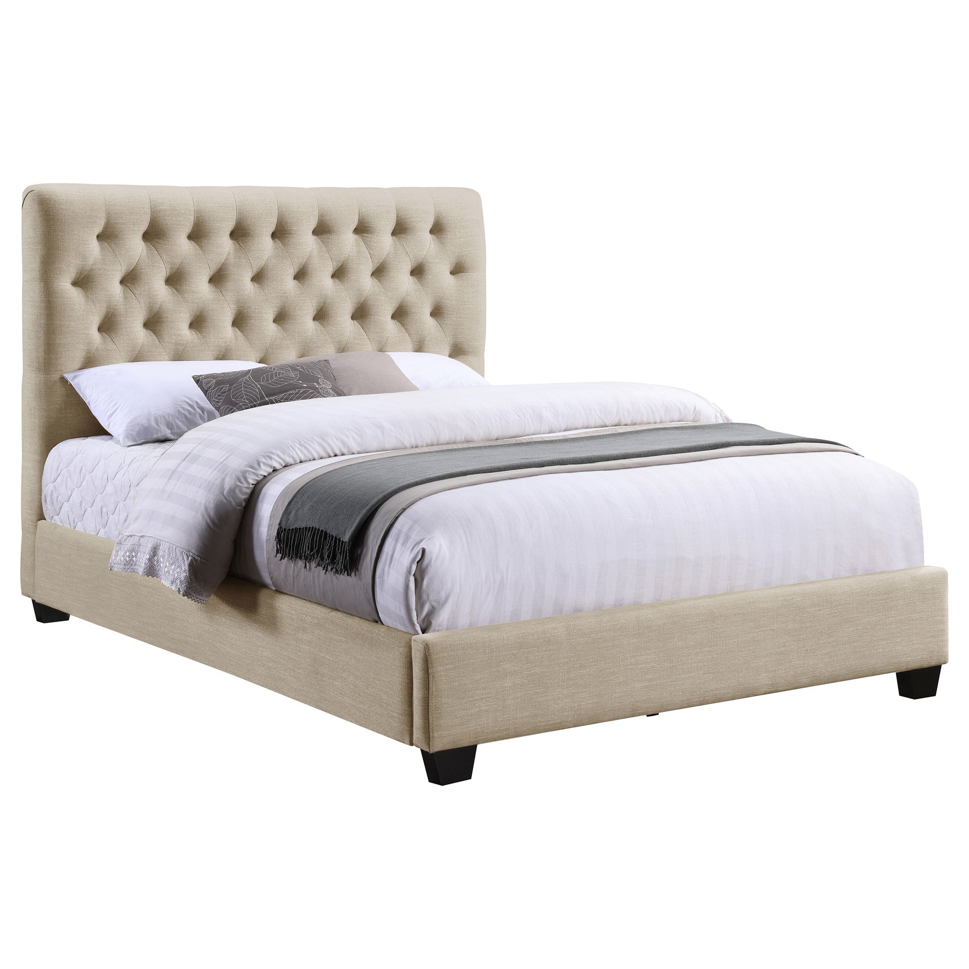 Saintes Tufted Upholstered Queen Bed