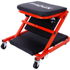 Mechanic Creeper, Garage Gift, 36" Z Creeper Seat, 2 in 1 Mechanic Gifts, 300 lbs Capacity, Low Profile Creeper with 6 pcs Wheels in Garage/Shop for Fathers Day Tool Gift ,red color