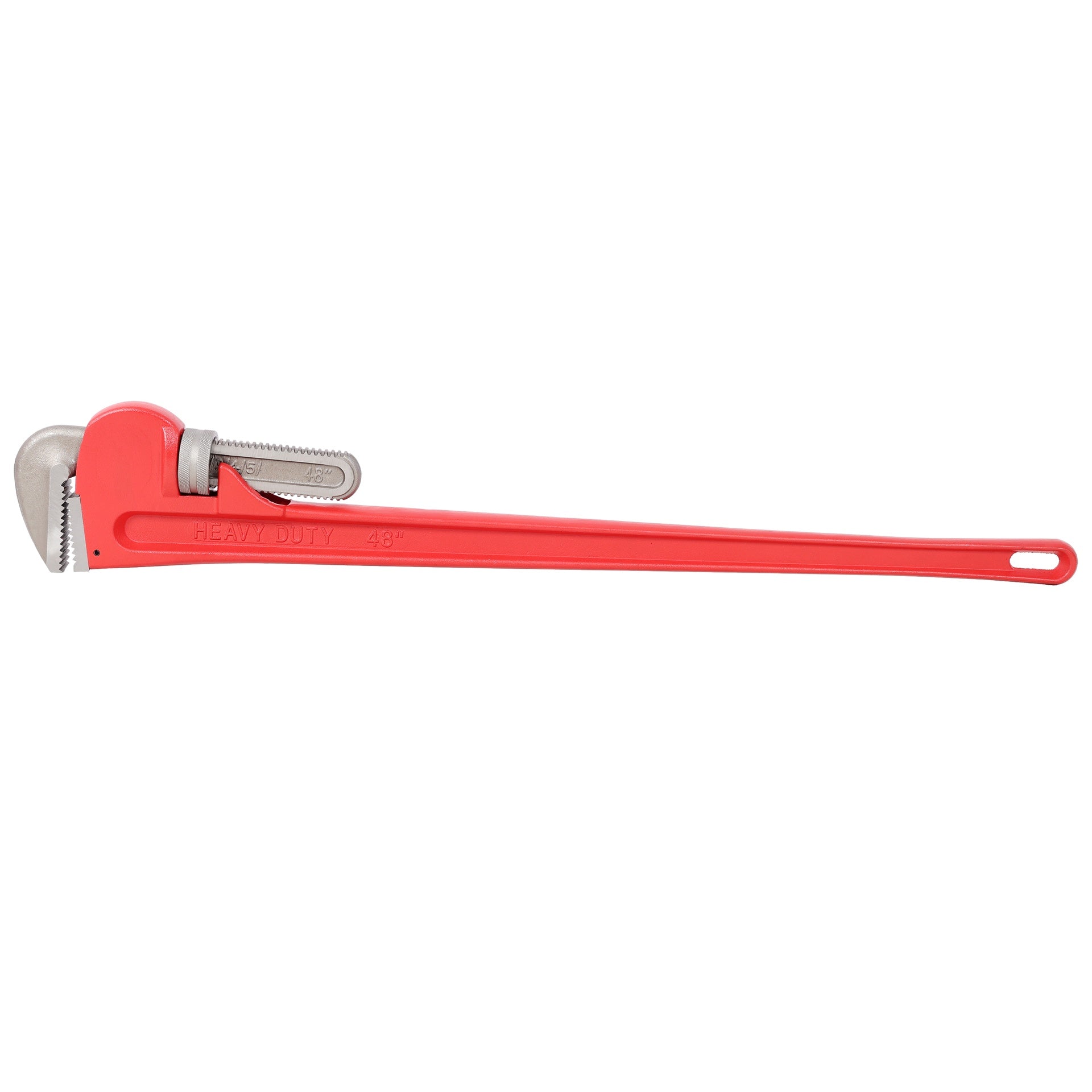 48-inch Pipe Wrench,Heavy-Duty Adjustable Straight Pipe Wrench,Reliable & Durable Cast Steel for Long-Lasting Pipe Maintenance
