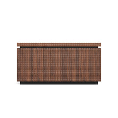 Sideboard Buffet Cabinet,Modern Accent Storage Sideboard, Luxurious Floor Cabinet Buffet with Freestanding Anti Dumping for Kitchen, Living Room, Entryway, Hallway,58.3" Wide 4-Door Sideboard(Brown)