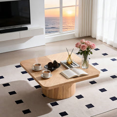 Square Coffee Table, Modern Design for Living Room Use