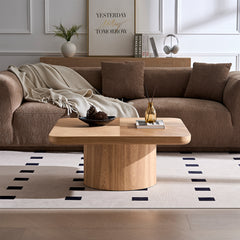 Square Coffee Table, Modern Design for Living Room Use