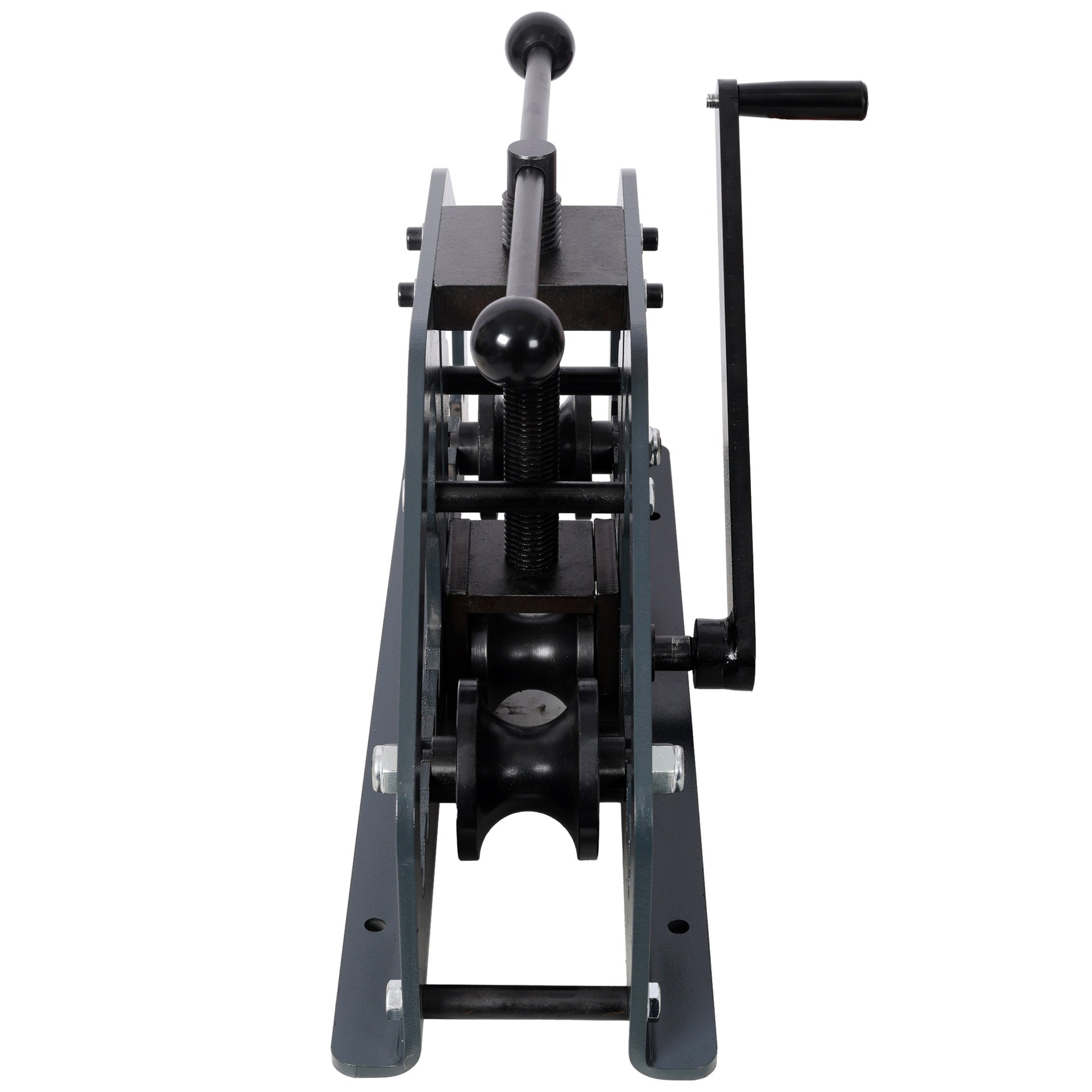 Tube Roller Bender with 6pcs Dies,Pipe Rolling Machine, Pipe Bending Tool for Square, Round Tube, Grey color