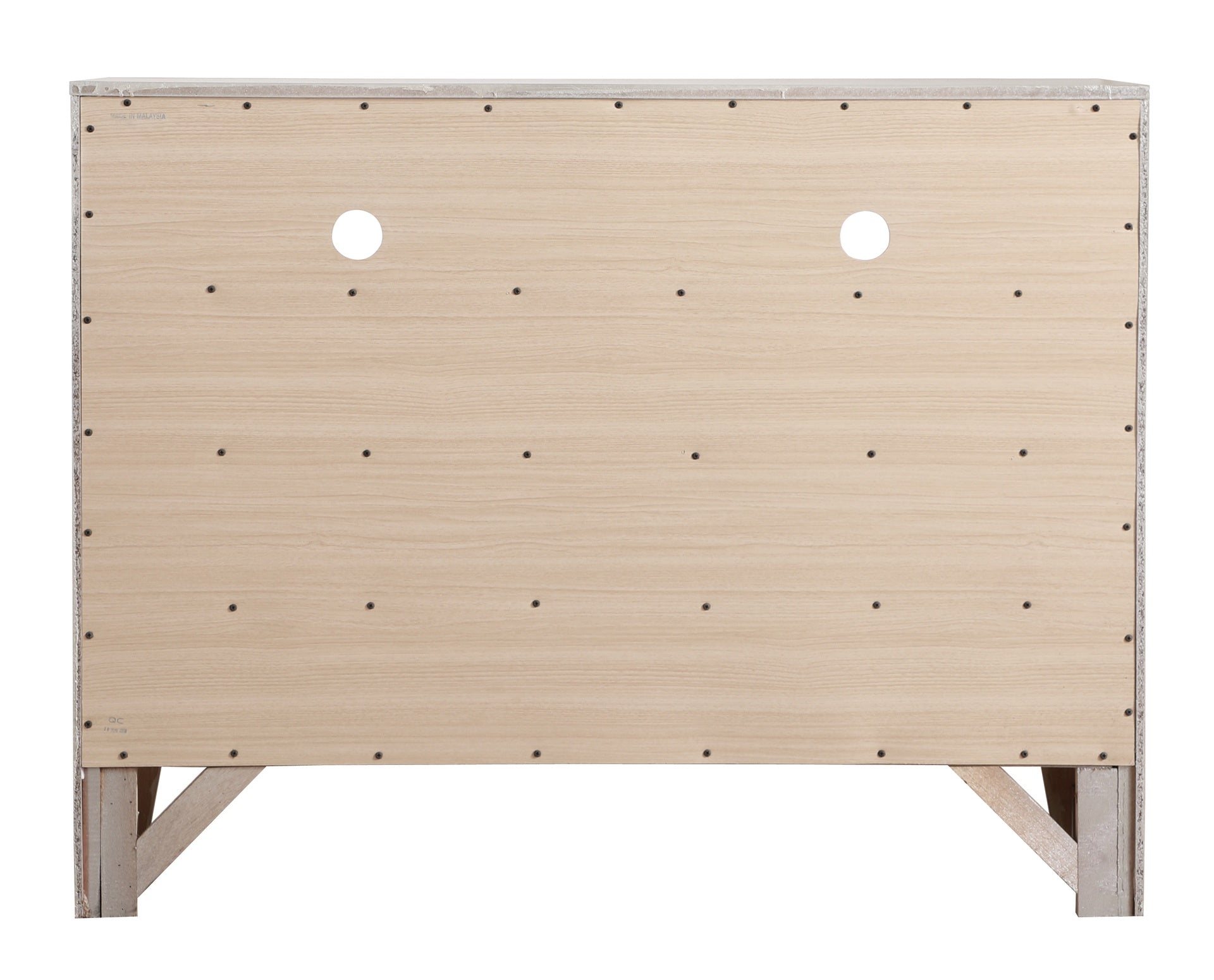 Marilla G1503-TV2 Media Chest , Silver Champagne