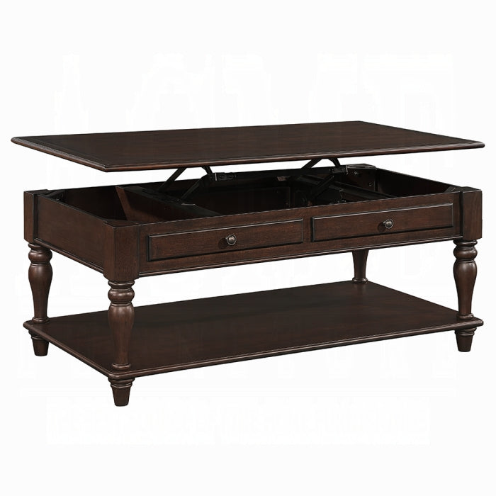 Farrel Walnut Finish Coffee Table W/Lift Top